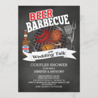 Bier Barbecue Hochzeitsgespräch Paare Dusche