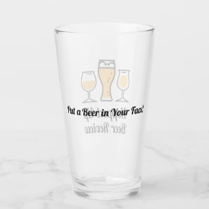Bier-Bewertung nach oben - PABIYF-Pint-Glas Glas