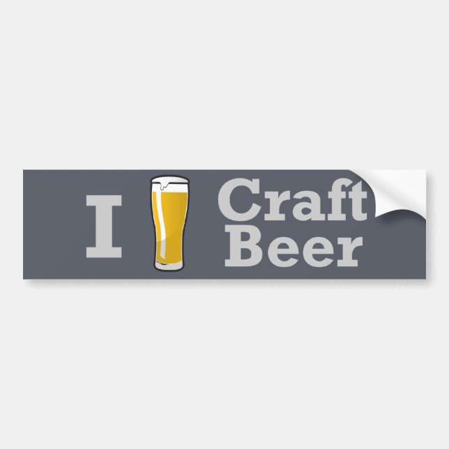 [Bier] Bier-Autoaufkleber Handwerks-I Autoaufkleber (Vorne)