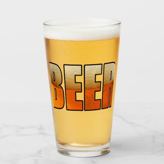 Bier, Bierliebhaber Glas (Vorne (Gefüllt))