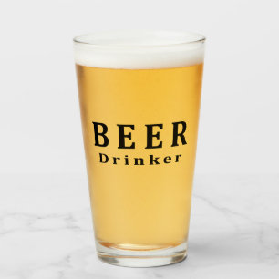 Bier, Biertrinker Glas