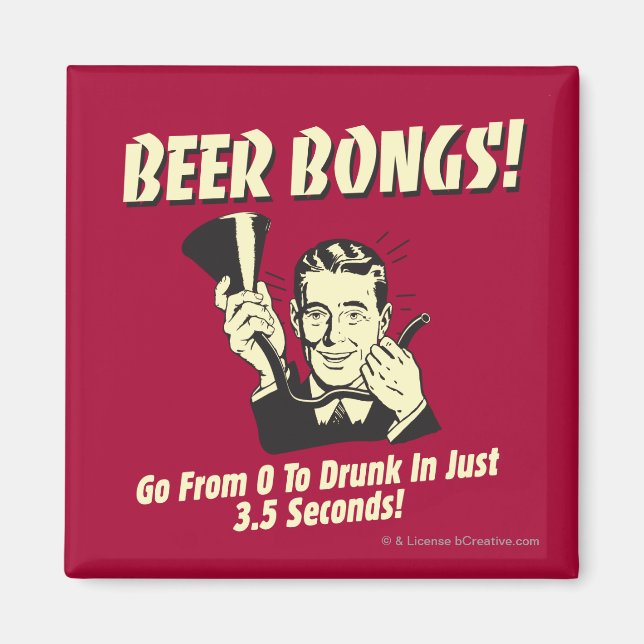 Bier-Bonbons: Von 0 bis Betrunken in 3.5 Magnet (Vorne)