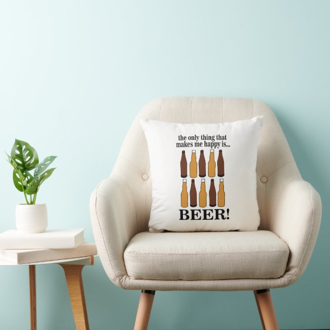 Bier Bottle Funny Beer Kissen (Stuhl )