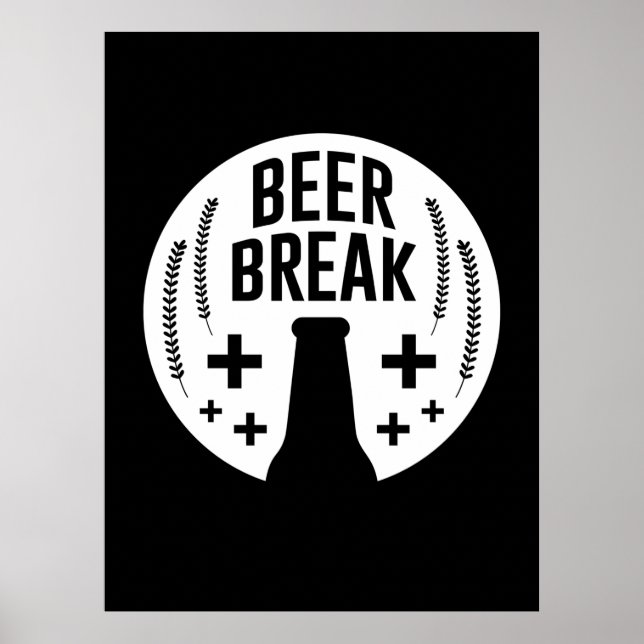 Bier Break Poster (Vorne)