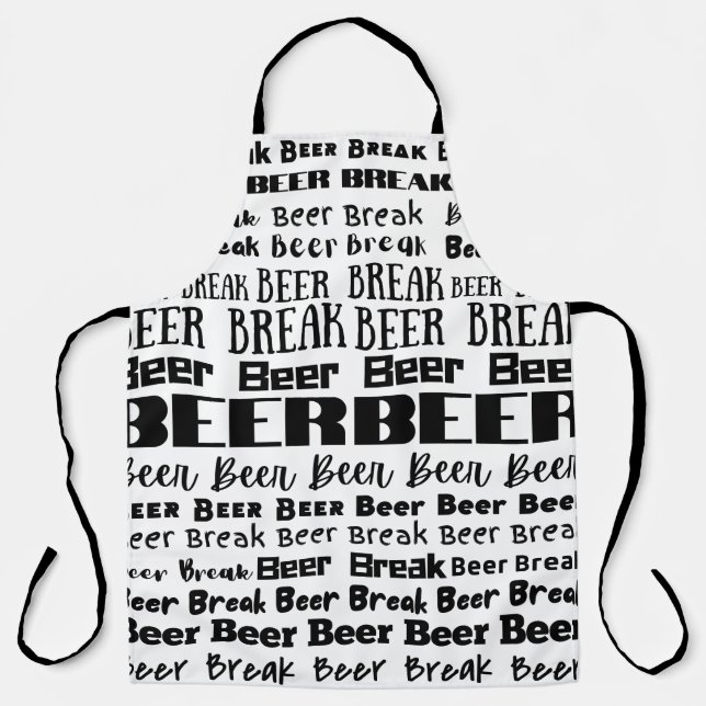 Bier Break Schürze (Vorderseite)