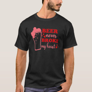 Bier Brot nie mein Herz Dinking Bier Pink Liebhabe T-Shirt