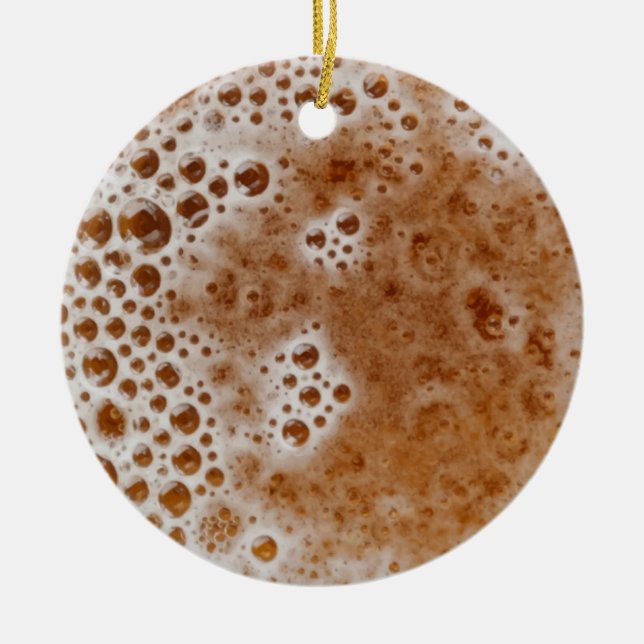 BIER BUBBLES KERAMIK ORNAMENT (Vorne)