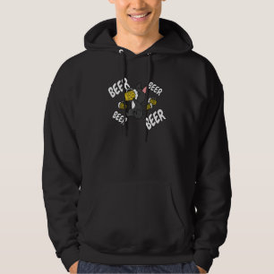 Bier-Bulldog-Hund Hoodie