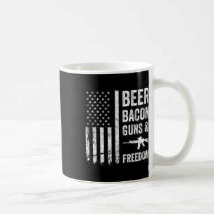Bier Bycon Guns and Freedom - US Grillen American Kaffeetasse