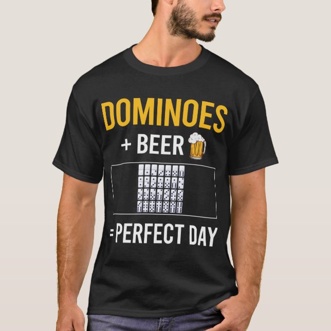 Bier Day Dominoes T-Shirt (Vorderseite)