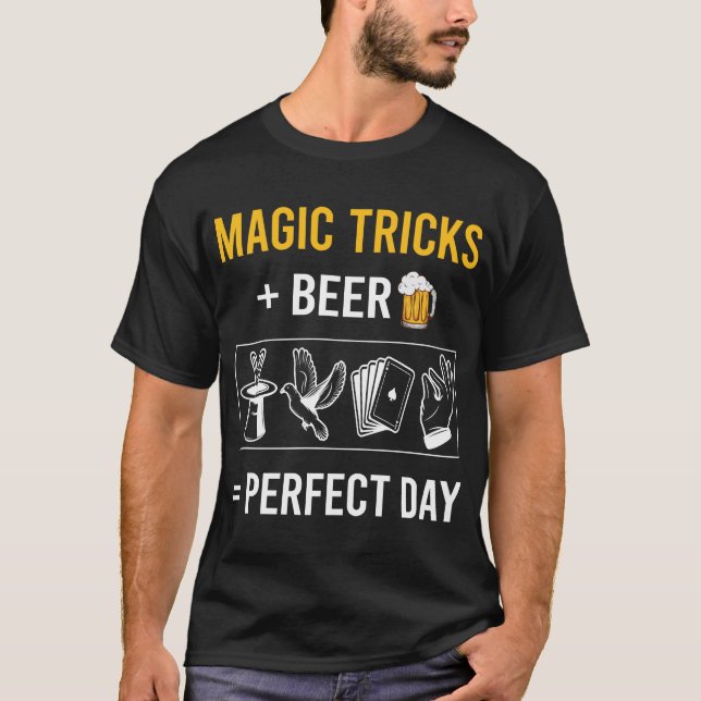 Bier Day Magic Tricks T-Shirt (Vorderseite)