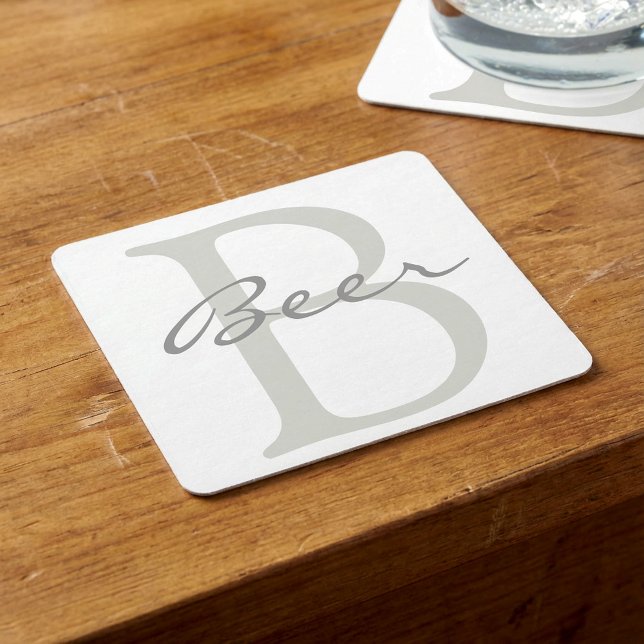 Bier, dein eigener Text, Untersetzer (Beer, your own text, coaster.)