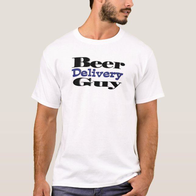 Bier Delivery Typ T-Shirt (Vorderseite)