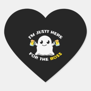 Bier der Bösen Halloween Halloween Herz-Aufkleber