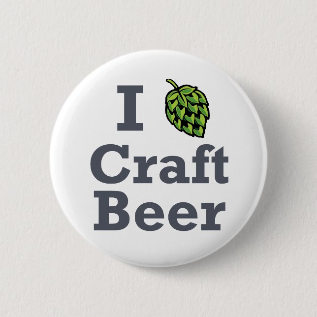 [Bier des Hopfen] Handwerks-I Button (Vorderseite)
