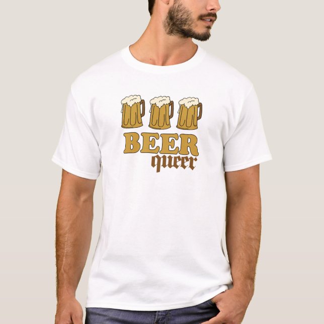 Bier drei que T-Shirt (Vorderseite)