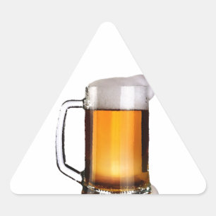 Bier Dreieckiger Aufkleber