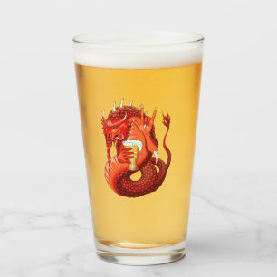 Bier Drink Dragon Glas