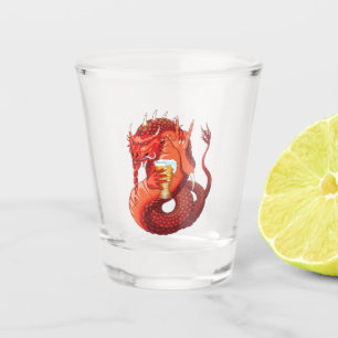 Bier Drink Dragon Schnapsglas