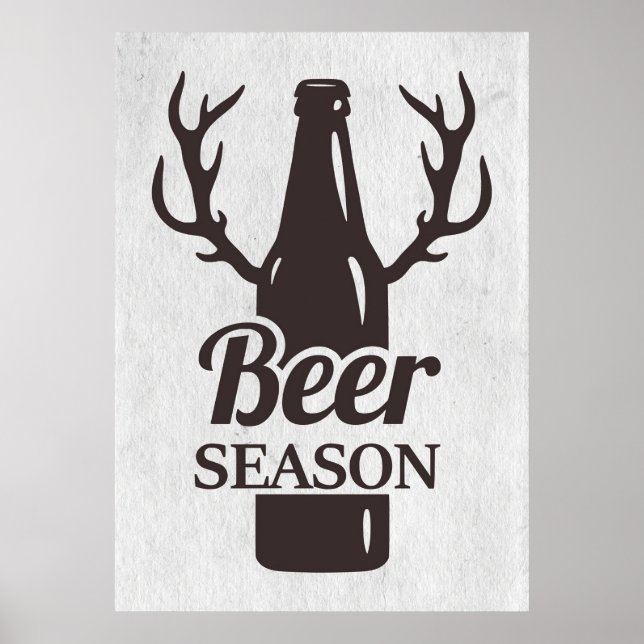 Bier Drinker Biersaison Poster (Vorne)