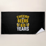 Bier Drinker Cheers und Biere bis zu meiner 60-jäh Strandtuch<br><div class="desc">Bier Drinker Cheers und Biere bis zu meiner 60-jährigen Geburt</div>