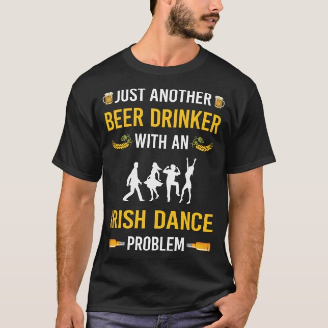 Bier Drinker Irish Dancing Dance Dancer T-Shirt (Vorderseite)