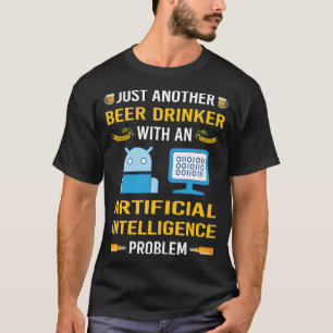 Bier Drinker Künstliche Intelligenz AI T-Shirt