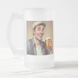 Bier Drinker Mattglas Bierglas