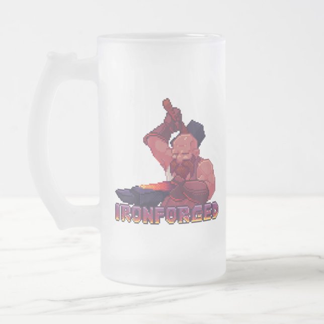 Bier Drinker Mattglas Bierglas (Links)