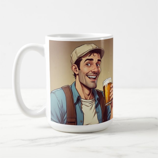Bier Drinker Tasse (Links)