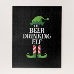 Bier Drinks Elf Matching Familiengruppe Weihnachte