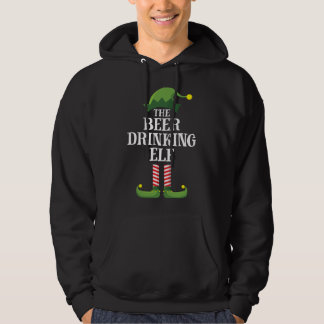 Bier Drinks Elf Matching Familiengruppe Weihnachte Hoodie