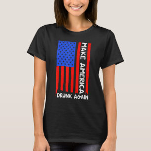 Bier Drinks wieder American Flag Ultimate 4. T-Shirt