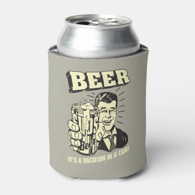 Bier: Es ist ein Urlaub in Can Dosenkühler (Kanne Vorderseite)