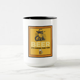 BIER. ES IST GUT FÜR SIE. TASSE