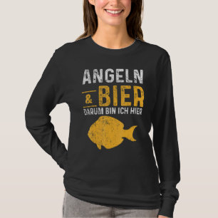 Bier Fischen Fischen Angeln Köder T-Shirt