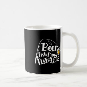 Bier Fischig Fischig Lustiger Angelalkohol-Liebhab Kaffeetasse