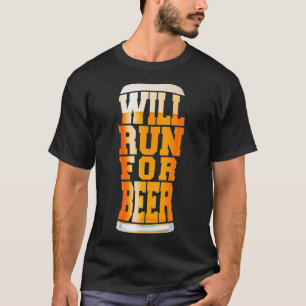 Bier Funny Craft Bier Runner T-Shirt