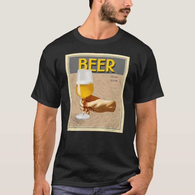 Bier für jeden Augenblick T-Shirt (Vorderseite)