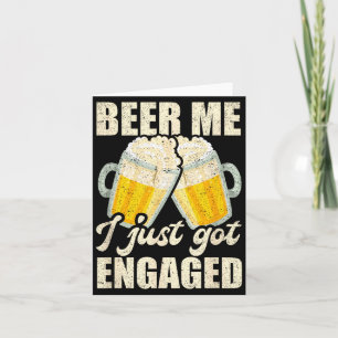 Bier für mich, ich habe mich verlobt Lustige Verlo Karte
