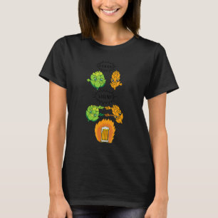 Bier Fusion Hopfen und Malt Fusion Herren Bier Dri T-Shirt