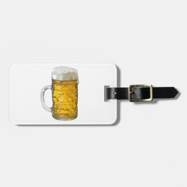 Bier Gepäckanhänger (Vorderseite horizontal)