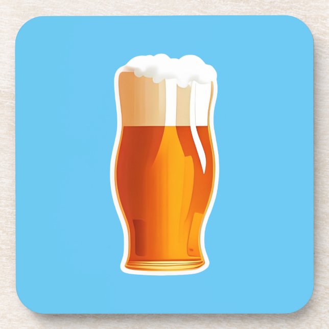 Bier Getränkeuntersetzer (Vorderseite)