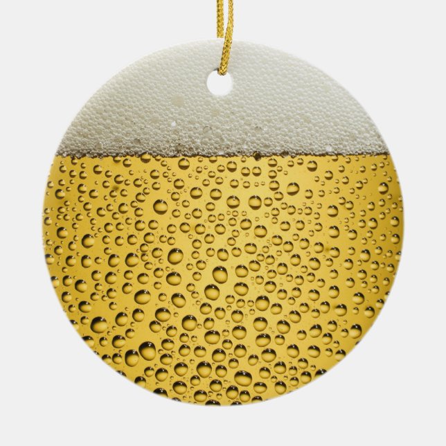 Bier-Glas Keramik Ornament (Vorne)