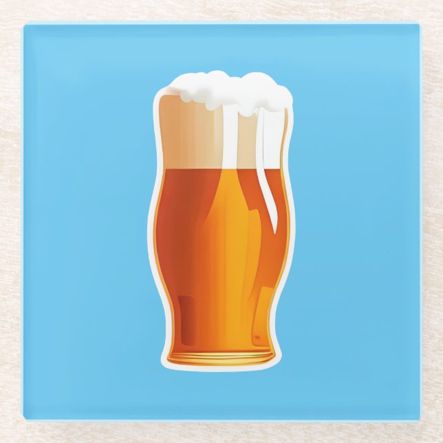 Bier Glasuntersetzer (Vorderseite)