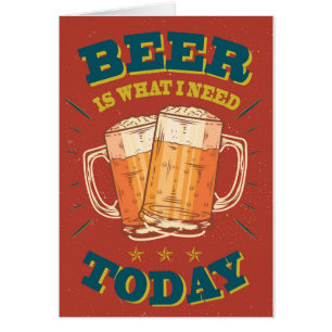Bier heute, Vintage Poster