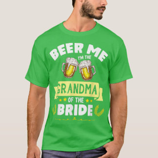 Bier Ich bin das Oma der Braut Verheiratet Weddi T-Shirt