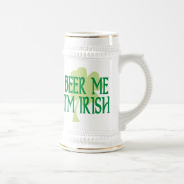 Bier ich bin ich Iren Stein Bierglas