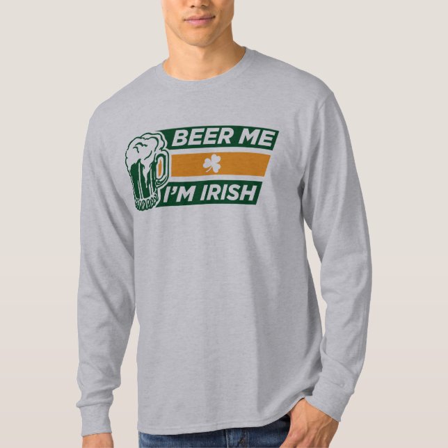 Bier ich bin ich irisches Shirt (Vorderseite)