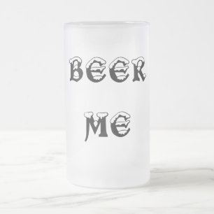 BIER ICH MATTGLAS BIERGLAS